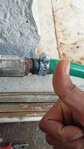 How to Connect a Garden Hose to a Rusty Pipe Without Leaks #DIY #GardenHose #HomeRepair