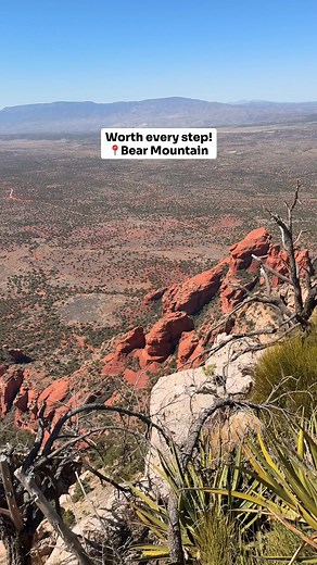 One of Sedona’s toughest hikes, but the views from the top make every step worth it! 🌄 Bear Mountain Trail climbs about 2,000 ft in just 4.5 miles round trip, so bring plenty of water, take breaks, and enjoy the views along the way. As always, please Leave No Trace and pack out everything you bring. ♻️ #Sedona #BearMountainTrail #HikeArizona #SedonaHikes #LeaveNoTrace #ArizonaViews #HikingAdventures | Selma_explores