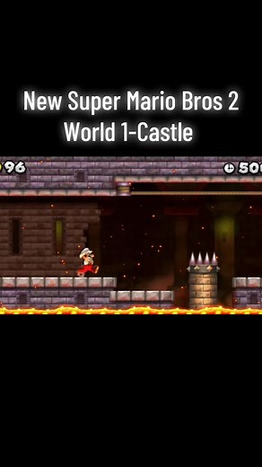 New Super Mario Bros 2: Exploring World 1-Castle