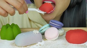 ❤️SAS❤️ on Instagram: "ASMR EATING SOUNDS. Woooh!! Sorry if I am spamming your feed today. Playing catch up🤗 and all caught up, I think!! Lol . Here’s what you missed if you haven’t seen it on YouTube 🤤. . . . . #asmr #asmrfood #asmreating #asmrfood #dessert #asmreatingosunds #eatingsounds #youtube #cake #moussecake #macarons #richmondbc #yvr #missyou"