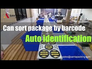 Automatic sorting system with barcode indetification system