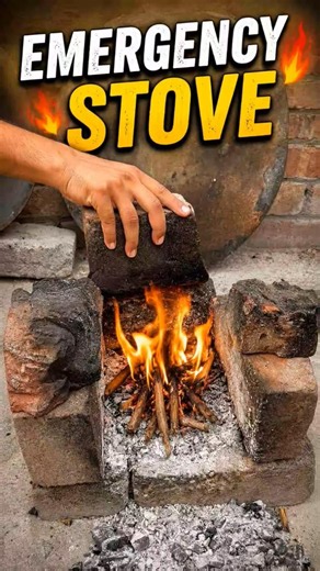 How to make Diy Homemade Emergency Stove? #diy #shorts