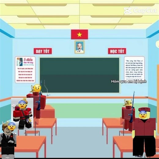 phim ngắn roblox hài: nay lộc ko thuộc bài=)))