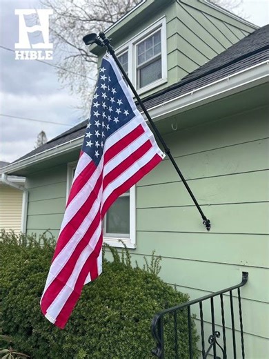 New 6ft house flag pole🇺🇸-1" black carbon fiber pole! #carbonfiber #flagpole #americanflag #carbon