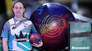 Dom Barrett throws his new Mesmerize and then cuts it in half to see what's inside! #BrunswickBowling #BrunswickMesmerize #HK22 | Brunswick Bowling