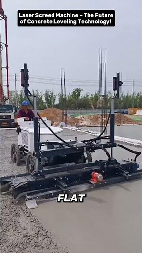 Laser Screed Machine – The Future of Concrete Leveling Technology!.