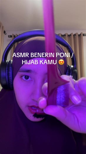 ASMR Hijab Styling and Poni Fixing Techniques