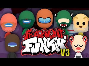 Every Friday Night Funkin VS IMPOSTOR (Black Betrayal BLACKOUT 1.5) Full Week MOD Mii EVER!