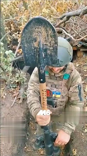 Ukrainian Soldier “Lends” His Shovel to Russian Troops #Ukraine #FrontlineHumor #TrenchWarfare