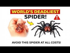 Most Deadliest Spiders You Should Never Touch | Dangerous Spiders Explained.