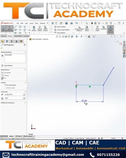 Part 2 - Advantages of having autorotate view and on screen numeric input #solidworks