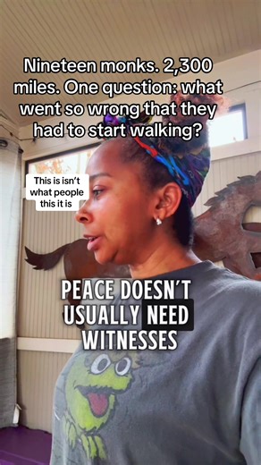 If you’ve ever felt like something is deeply wrong but couldn’t put it into words, this walk is that feeling with a heartbeat @Walk for Peace Official #WalkForPeace #Buddhist #MonksWalking #fyp #viral