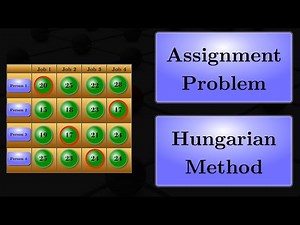 Assignment Problem | Hungarian Method