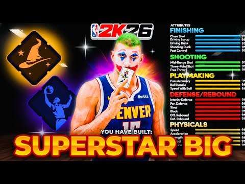 *NEW* BEST CENTER BUILD in NBA 2K26! 6'11 DEMIGOD CENTER BUILD! best build 2k26