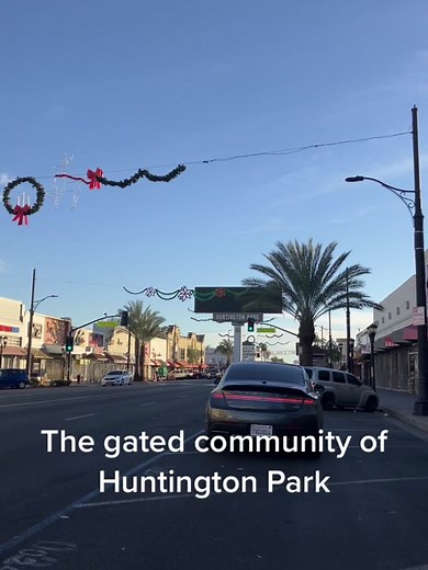 Exploring Huntington Park's Gated Community Sign in LA