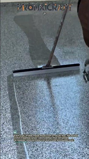 Self-Leveling Floor Coating | Smooth & Perfect Finish Technique