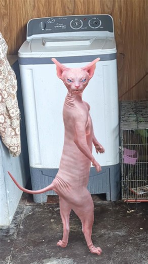 dancing sphinx cat #sphinxsecrets #cat #sphynxcat #catvideos #catmemes #dancingvedio