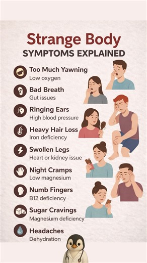 Strange Body Symptoms Explained: What Your Body May Be Telling You | Penguin Wellness