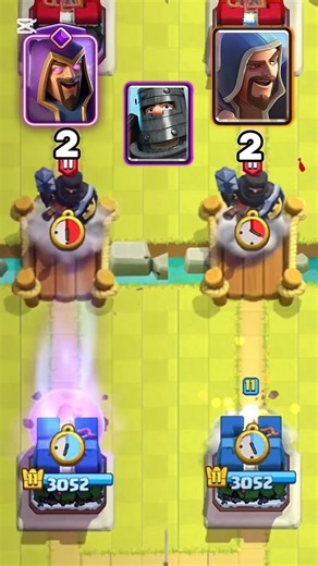 Evo Wizard vs wizard #clashroyale #shorts