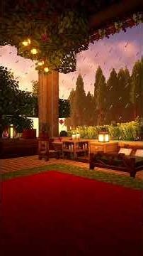 Isn't this a wonderful place to stay... 🧡 Full video on YouTube #ambience #minecraft
