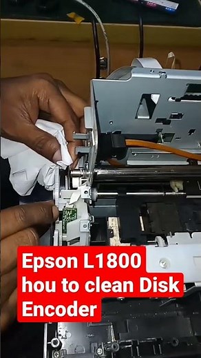 Epson L1800 hou to clean Disk Encoder #youtubeshorts #shortvideo #shorts