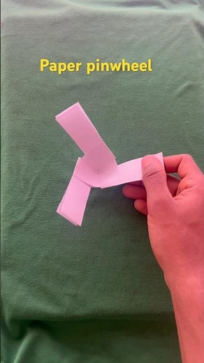 How to Make a Paper Pinwheel 🌀 | Super Easy & Fun!