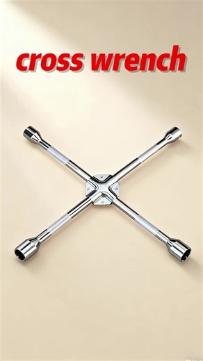 A cross wrench you can carry with you on your vehicle. This product is highly adaptable and comes in sizes 17*19*21*23mm Socket head. Using the lever principle, it saves effort when removing tires and offers excellent value for money.#carrepairtools #crosswrench #wrench #tirerepairtool #tiretools