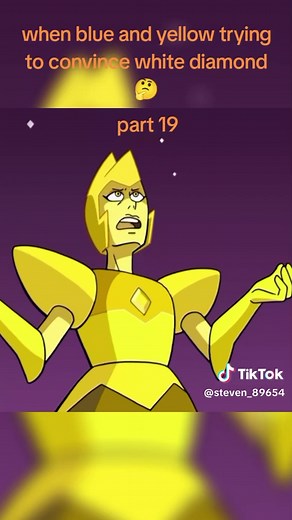 Blue and Yellow Try to Convince White Diamond in Steven Universe