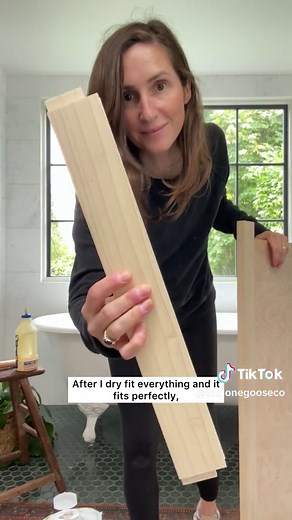 DIY Dresser With Linen Cabinet - part 2 Phew! This massive builtin is finally ready for all of the fun stuff!. Paint, hardware, lighting and wallpaper are coming up next and it's going to be good! If you are interested in making your own shaker cabinet doors and want a step-by-step tutorial, I have a previous video that goes through the process and it is pinned to the too of my page. My beaded edge drawer front tutorial is coming up next, so follow along.