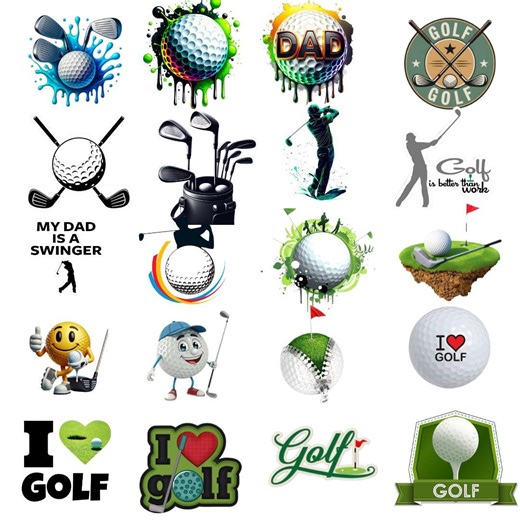 Vintage Golf Club PNG: Retro Golf Ball & Tee (digital Download) - Etsy