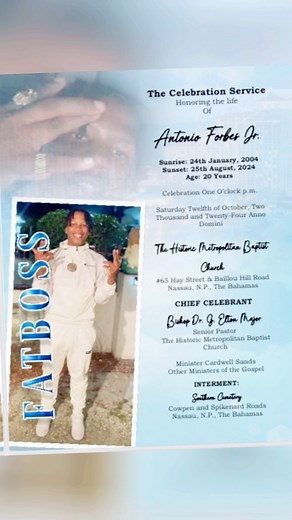 🕊️🕊️🕊️Services By Terry Moss Jr. LFDE. & Sunset MortuaryRip to the late Antonio Forbes Jr. 🕊️🕊️🕊️ it’s so hard to say goodbye to yesterday. We don’t own the rights to the background music playing. | Sunset Mortuary