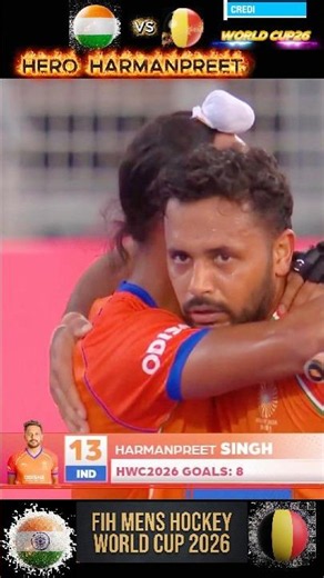 HERO HARMANPREET 🦸‍♂️ IND vs BEL | FIH World Cup 2026