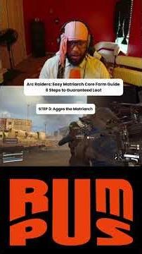 Matriarch core farming made easy: 6 simple steps. #arcraiders