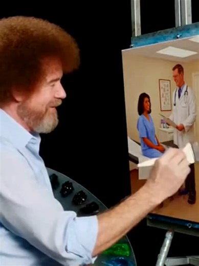 Unaired: Bob Ross #art #painting #funny #bobross #ai | paint