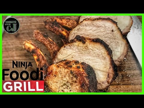 NINJA FOODI GRILL PORK LOIN WITH GARLIC HERB MARINADE | Ninja Foodi Grill Recipes