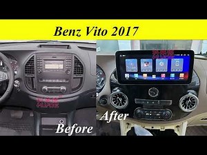 Installation: Benz Vito 2017+12.3inch Carplay Navigation