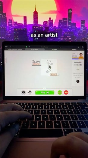 Draw a Stickman to go on an Adventure #usefulwebsites