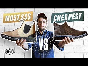 I BOUGHT $20 boots and the MOST EXPENSIVE Blundstones and CUT THEM IN HALF