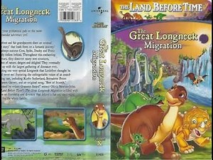 Opening & Closing To The Land Before Time X The Great Longneck Migration 2003 VHS