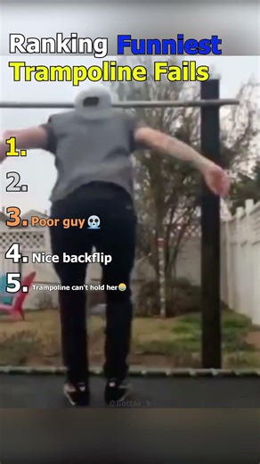 Ranking Worst Trampoline Accidents 😂 #fails #funny