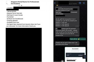 Over 380 people lose at least $2.4m to property agent impersonation scam in 6 months