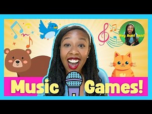 Music Games for Kids 🎶 | Beatboxing, Singing in Rounds & Rhythm Fun with Aunt Jazz!