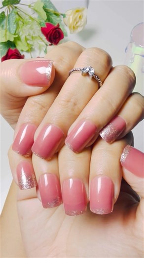 ✨Soft Pink Classy Nails |Simple & Pretty Design💖💅 #classynails #nails #nailart #prettynails