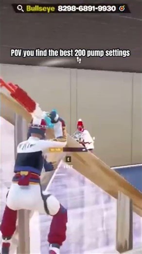 Best 200 pump settings #fortnite #fortnitekeyboard #viral #gaming