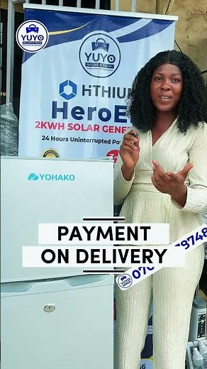 Solar Refrigerator best for households and businesses.