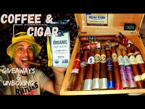 Morning Coffee, Trivia, and Cigar #coffee #cigar #cigarfest #bourbon