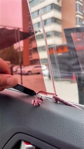 How to Safely Remove Car Window Stickers Without Scratches! #mechanic #mechaniclife #tools #diy