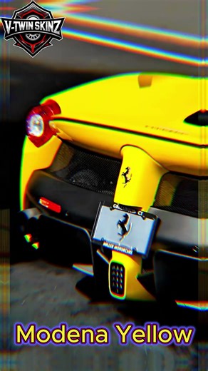 Modena Yellow Ferrari Color PPF