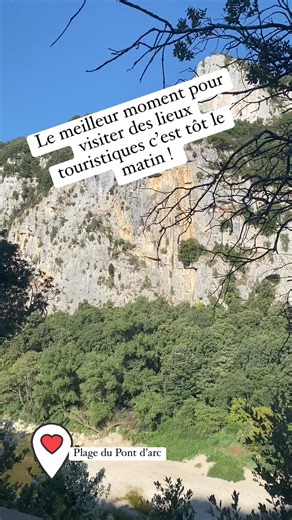 45K views · 328 reactions | Le meilleur moment pour visiter des lieux touristiques c’est tôt le matin | Ardèche Tourisme | Facebook