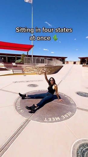 Welcome to Arizona on Instagram: "100% worth the road trip!  Did you know there’s a place where you can be in 4 states at once? (Four Corners Monument) #arizonasbest"